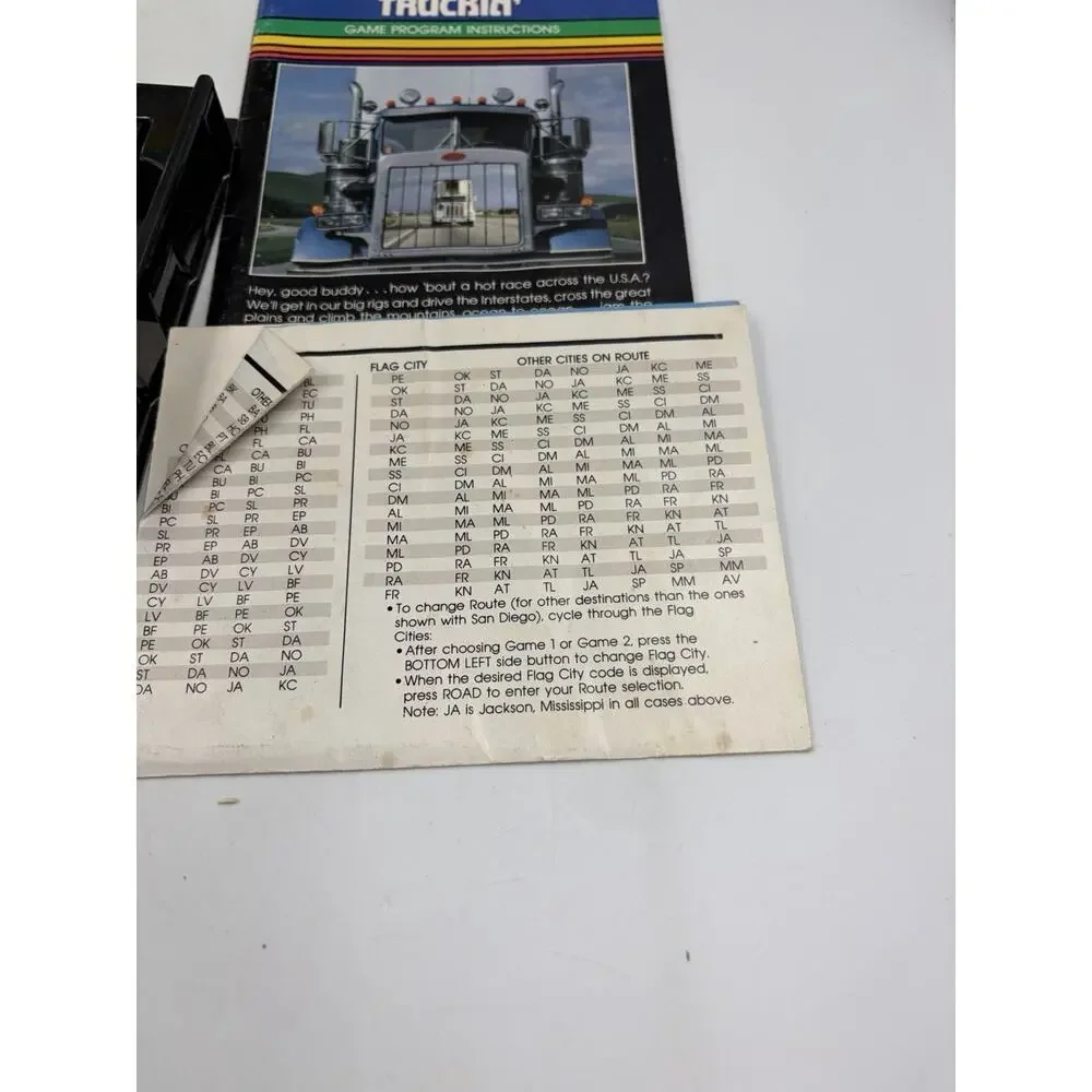 Truckin Intellivision iMagic 1983 Complete CIB
